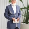  چاكيت قطن بحزام مدمج مع توكة