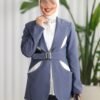  چاكيت قطن بحزام مدمج مع توكة